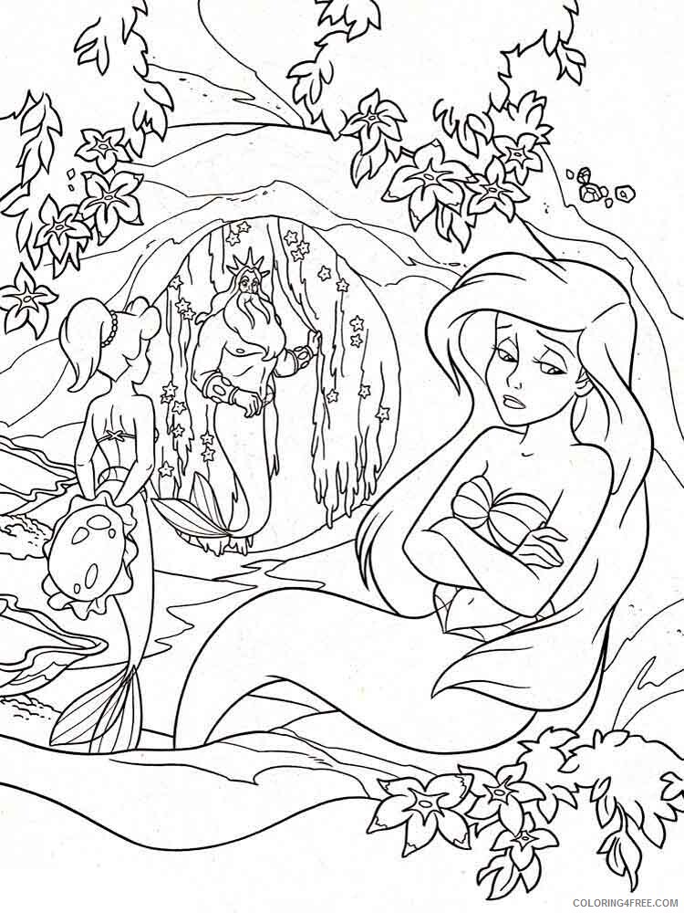 Mermaid Coloring Pages mermaid 25 Printable 2021 4085 Coloring4free