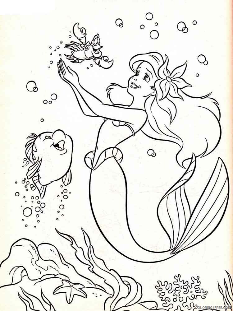 Mermaid Coloring Pages mermaid 27 Printable 2021 4087 Coloring4free