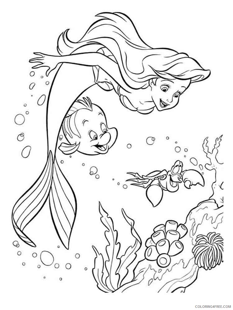 Mermaid Coloring Pages mermaid 29 Printable 2021 4089 Coloring4free