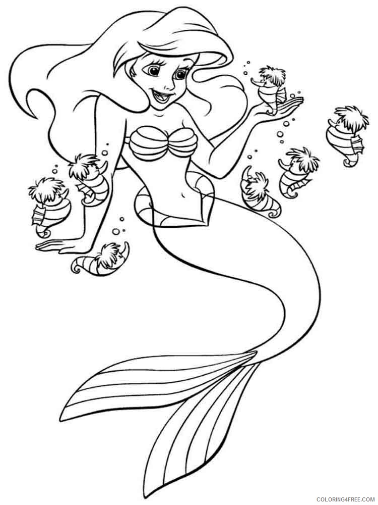 Mermaid Coloring Pages mermaid 3 2 Printable 2021 4090 Coloring4free