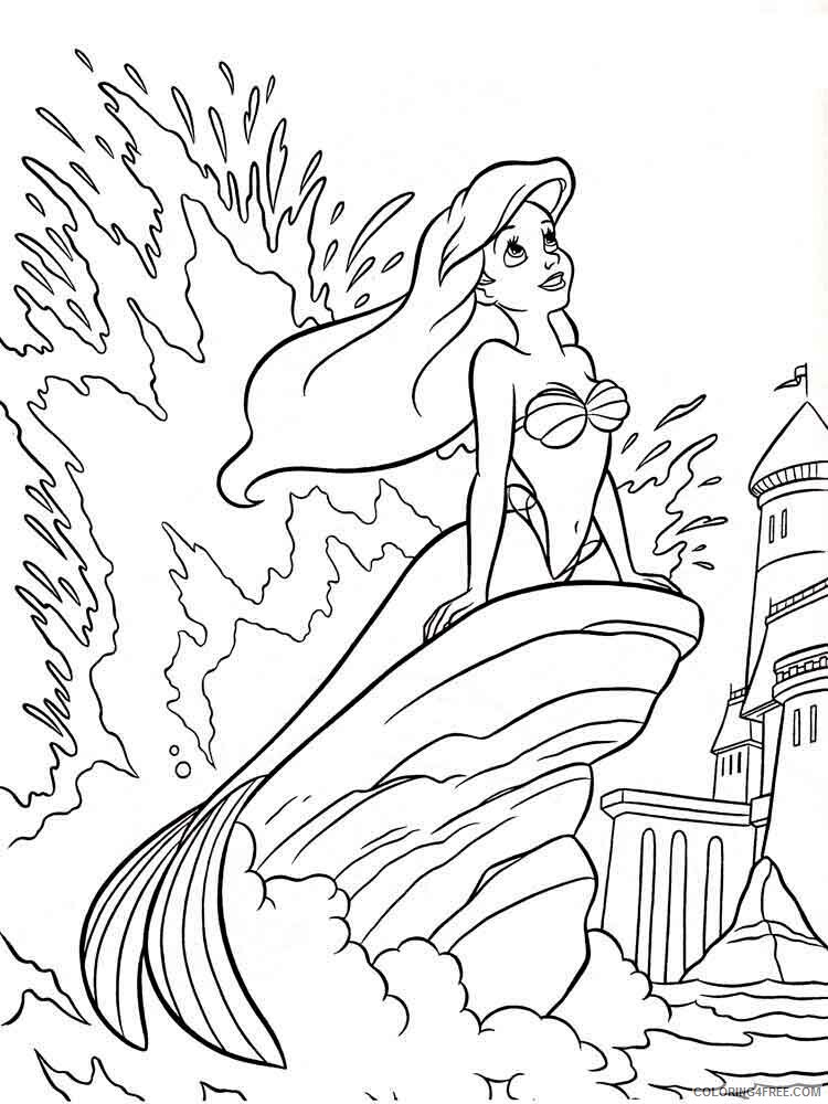 Mermaid Coloring Pages mermaid 30 Printable 2021 4091 Coloring4free