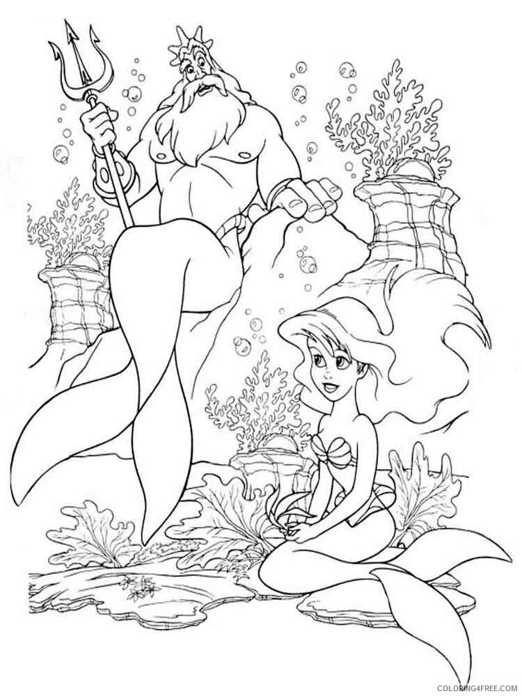 Mermaid Coloring Pages mermaid 9 2 Printable 2021 4097 Coloring4free