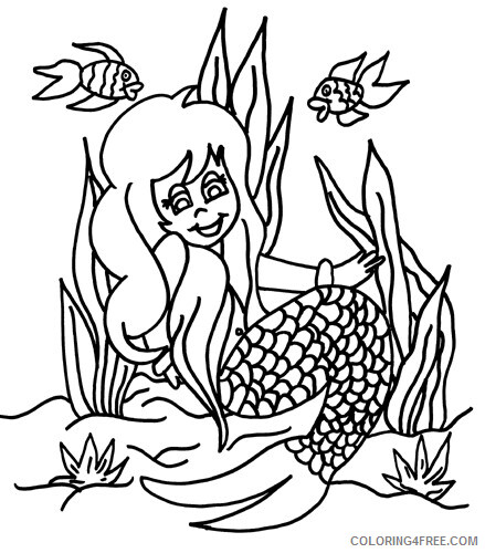 Mermaid Coloring Pages mermaidc62 Printable 2021 4069 Coloring4free