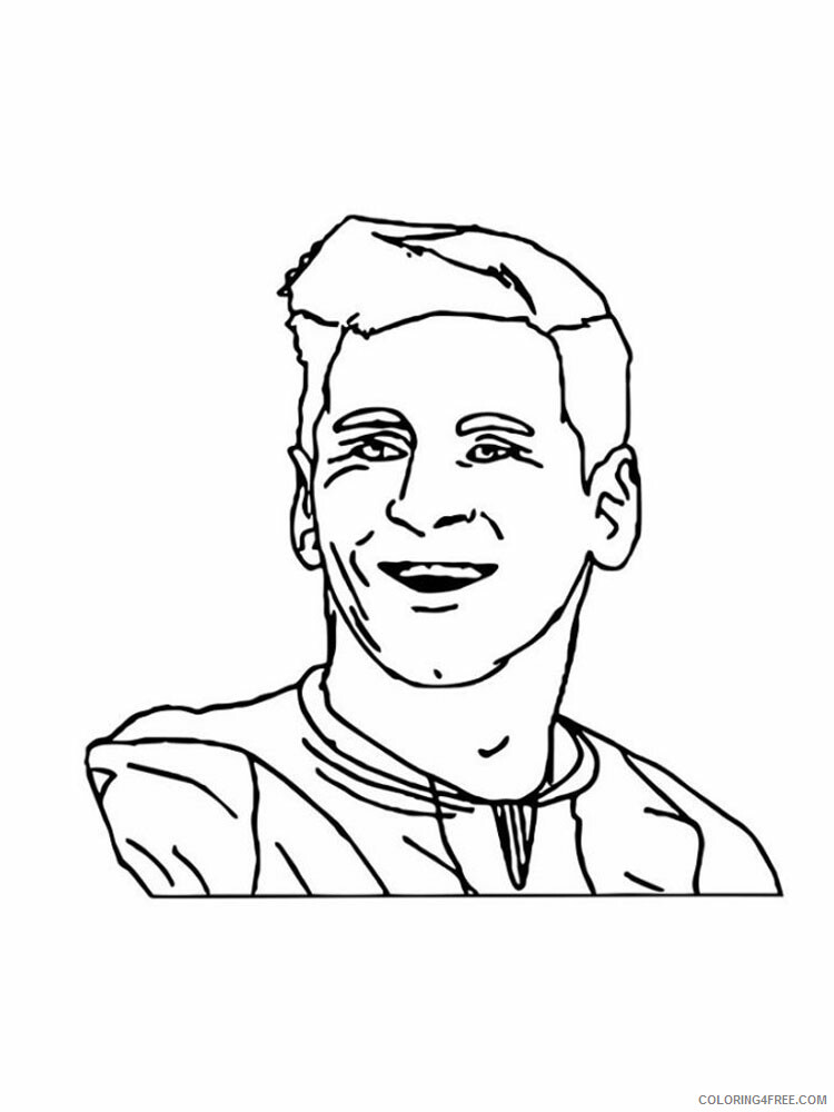 Messi Coloring Pages messi 5 Printable 2021 4131 Coloring4free