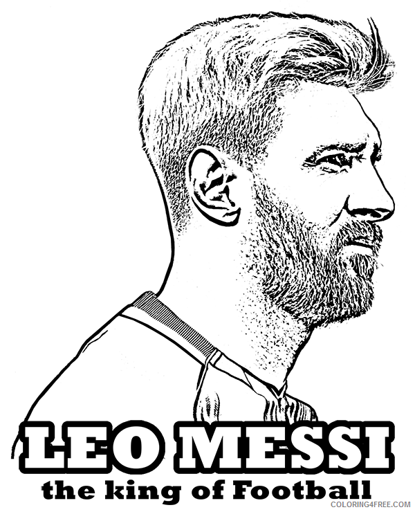Messi Coloring Pages messi Printable 2021 4128 Coloring4free