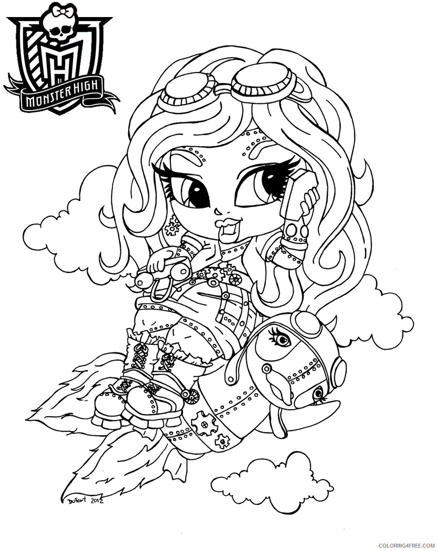 Monster High Coloring Pages Monster High Baby Photos Printable 2021 4187 Coloring4free