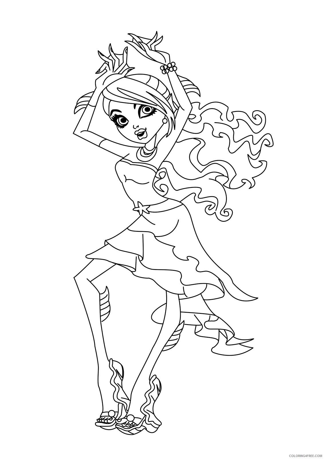 Monster High Coloring Pages Monster High Image Printable 2021 4154 Coloring4free