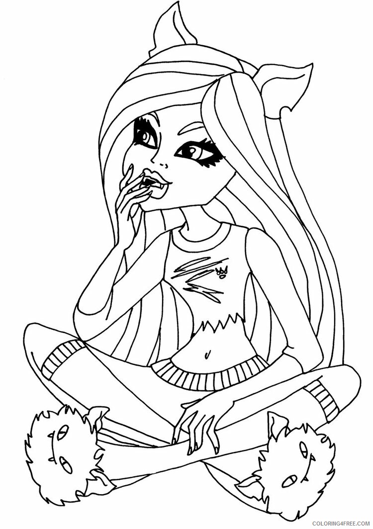 Monster High Coloring Pages Monster High Images Printable 2021 4155 Coloring4free