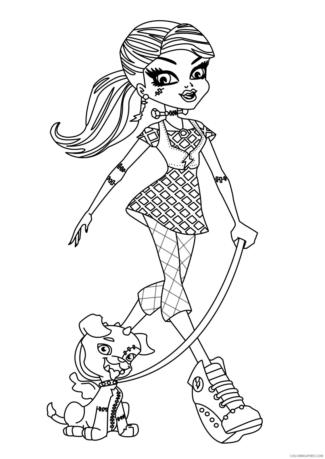 Monster High Coloring Pages Monster High Images Printable 2021 4238 Coloring4free