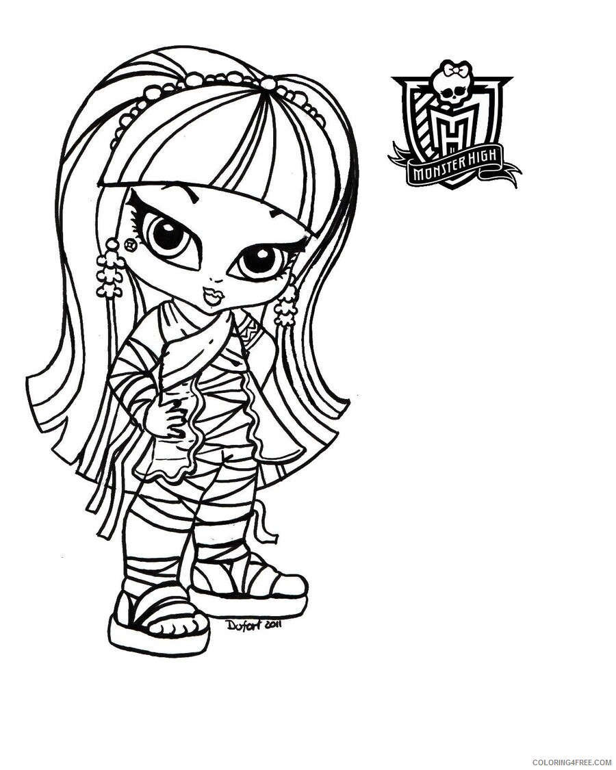 Monster High Coloring Pages Monster High Photo Printable 2021 4262 Coloring4free