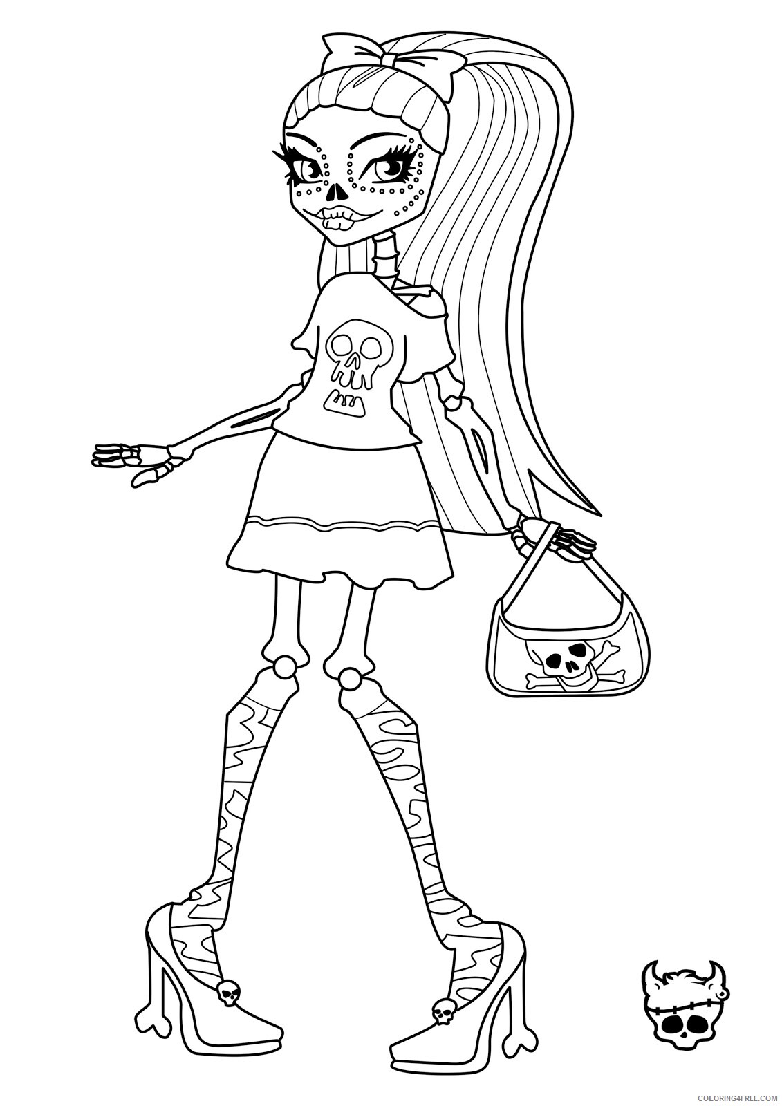 Monster High Coloring Pages Monster High Picture Printable 2021 4196 Coloring4free