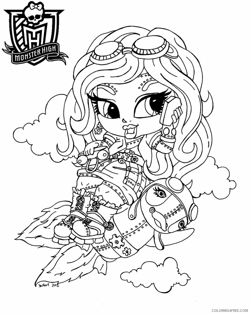 Monster High Coloring Pages Monster High Picture Printable 2021 4263 Coloring4free Coloring4free Com