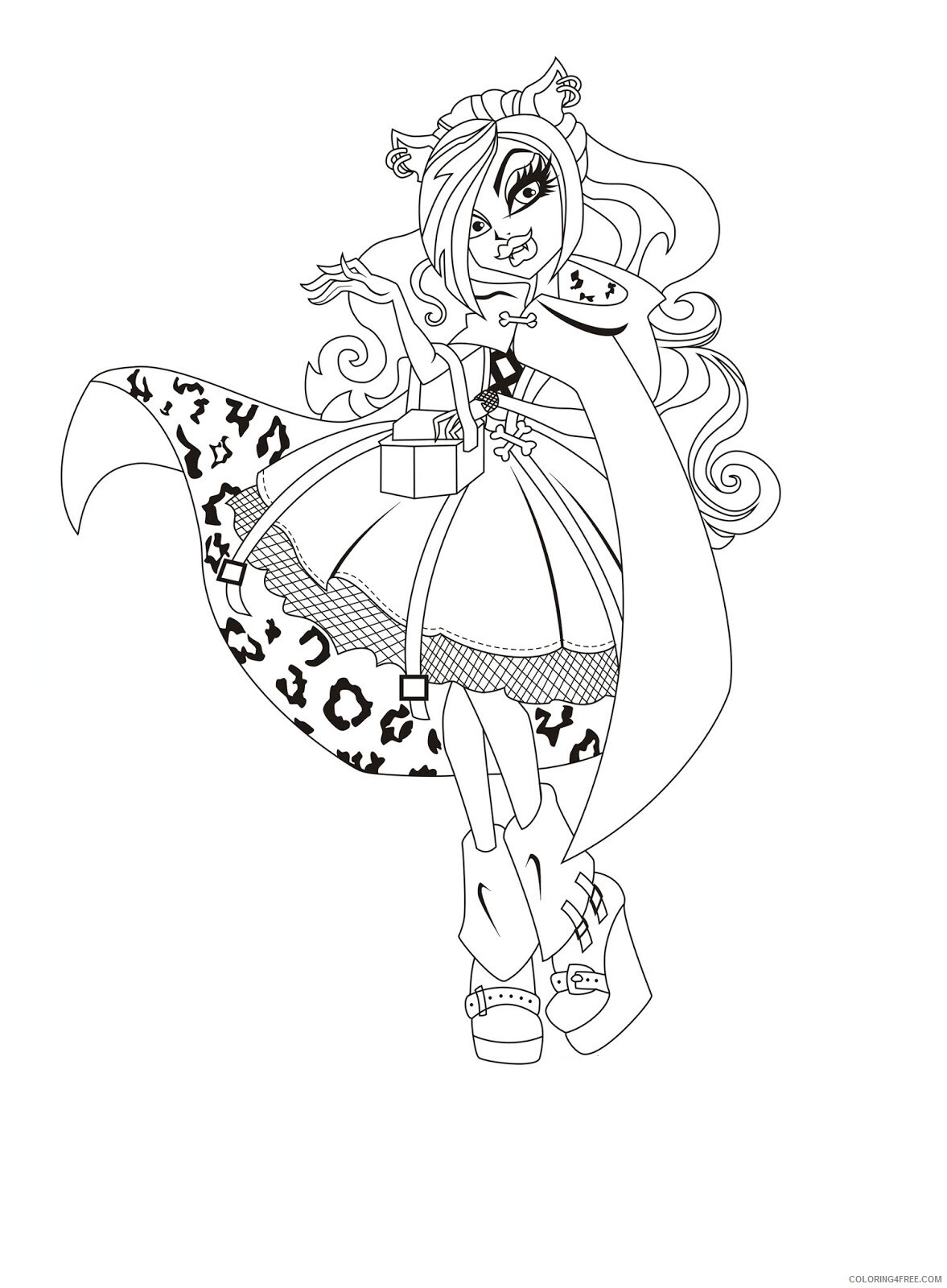 Monster High Coloring Pages Monster High Pictures Printable 2021 4197 Coloring4free