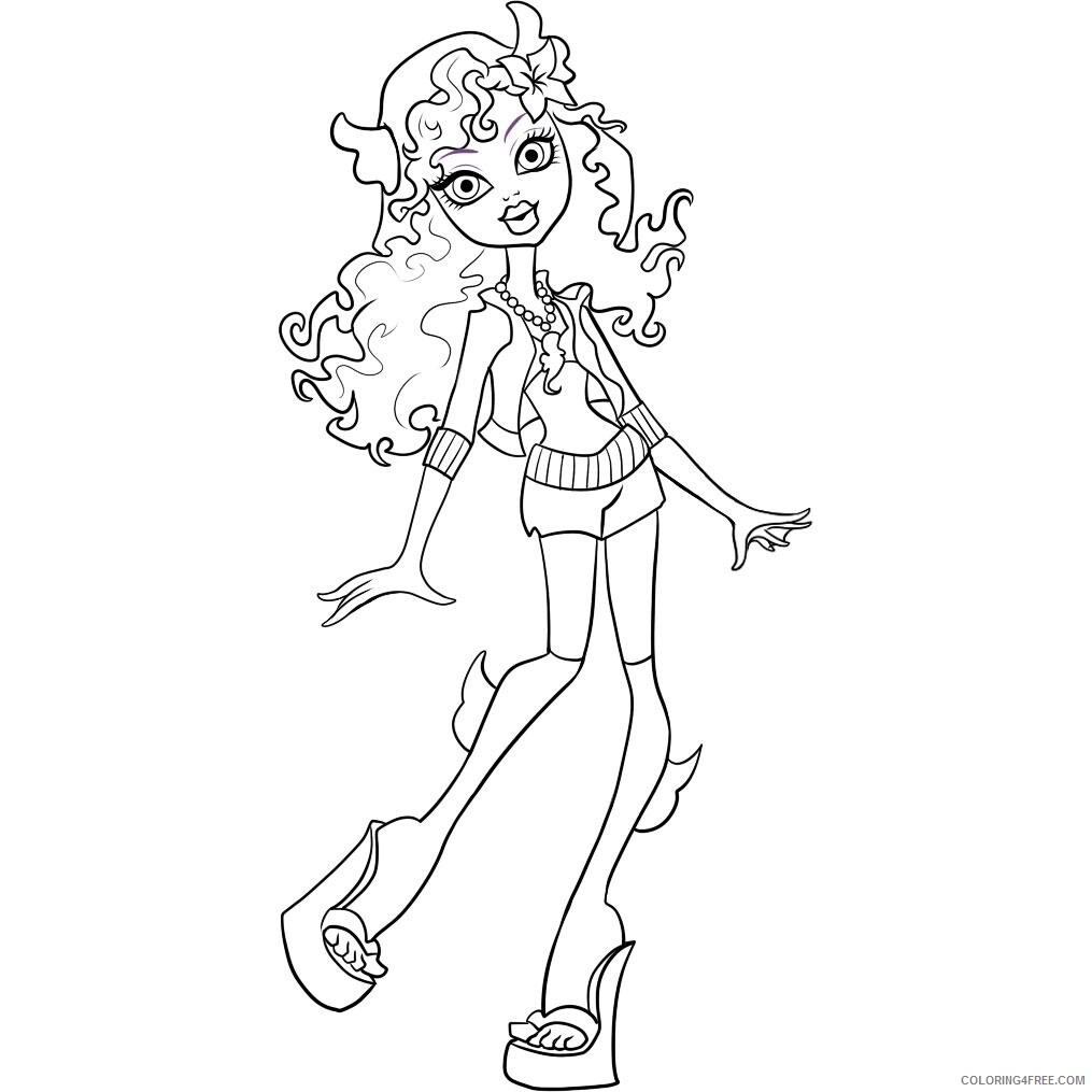 Monster High Coloring Pages Monster High Pictures Printable 2021 4244 Coloring4free