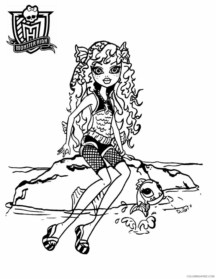 Monster High Coloring Pages Monster High Pictures Printable 2021 4264 Coloring4free
