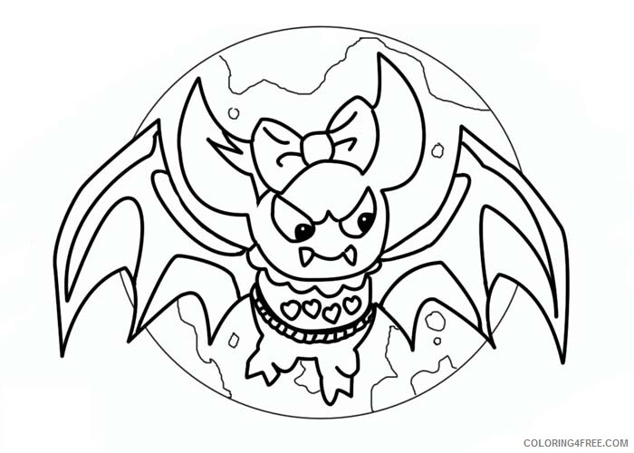 Monster High Coloring Pages Monster high bat Printable 2021 4189 Coloring4free