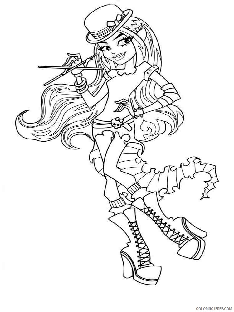 Monster High Coloring Pages monster high 10 Printable 2021 4201 Coloring4free