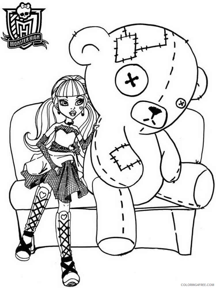 Monster High Coloring Pages monster high 16 Printable 2021 4202 Coloring4free