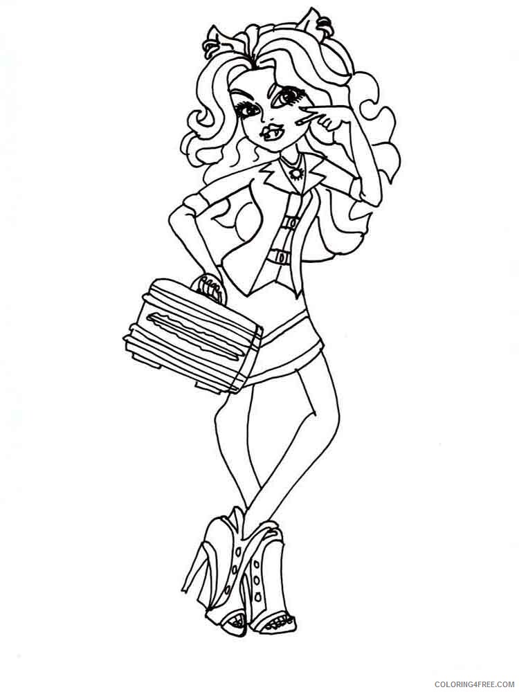 Monster High Coloring Pages monster high 2 Printable 2021 4203 Coloring4free