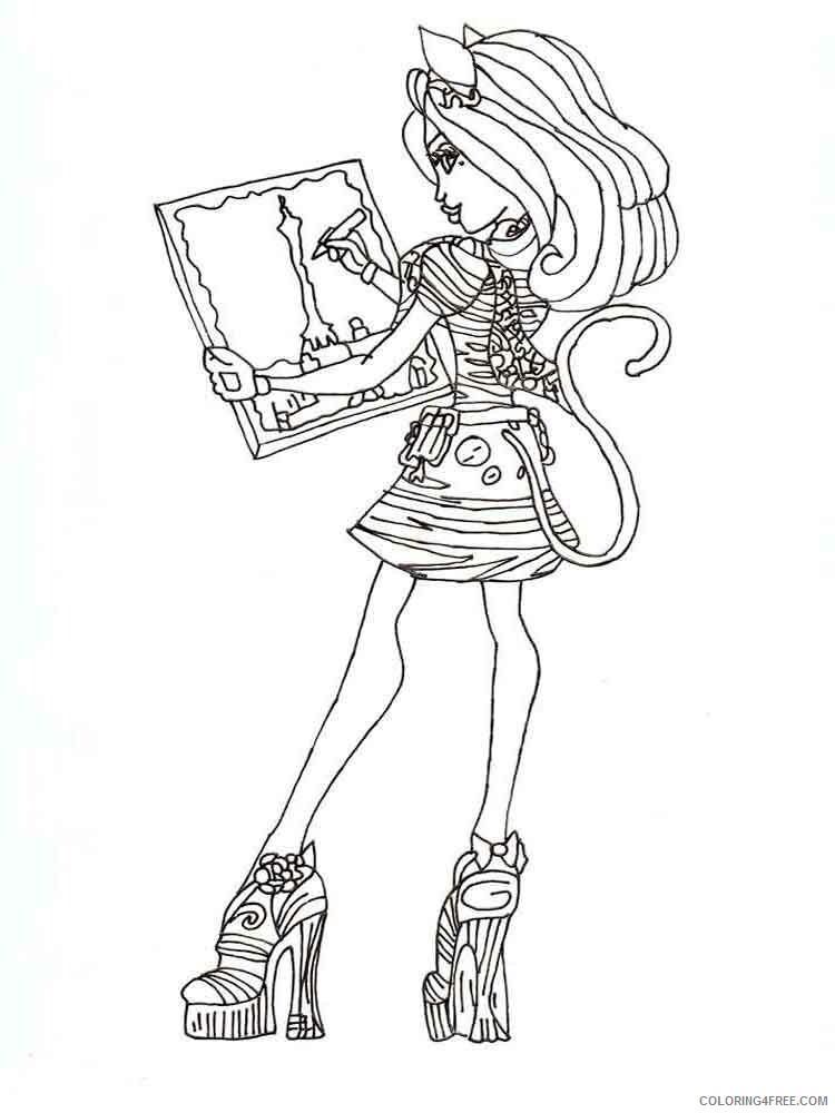 Monster High Coloring Pages monster high 20 Printable 2021 4204 Coloring4free