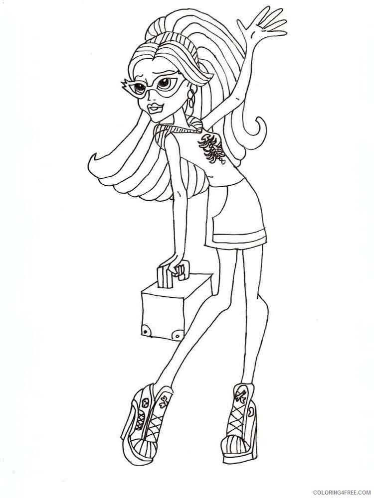 Monster High Coloring Pages monster high 25 Printable 2021 4206 Coloring4free