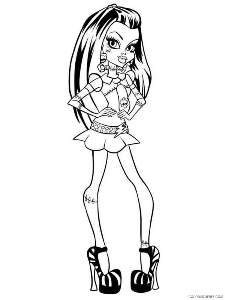 Monster High Coloring Pages monster high 26 Printable 2021 4207 Coloring4free