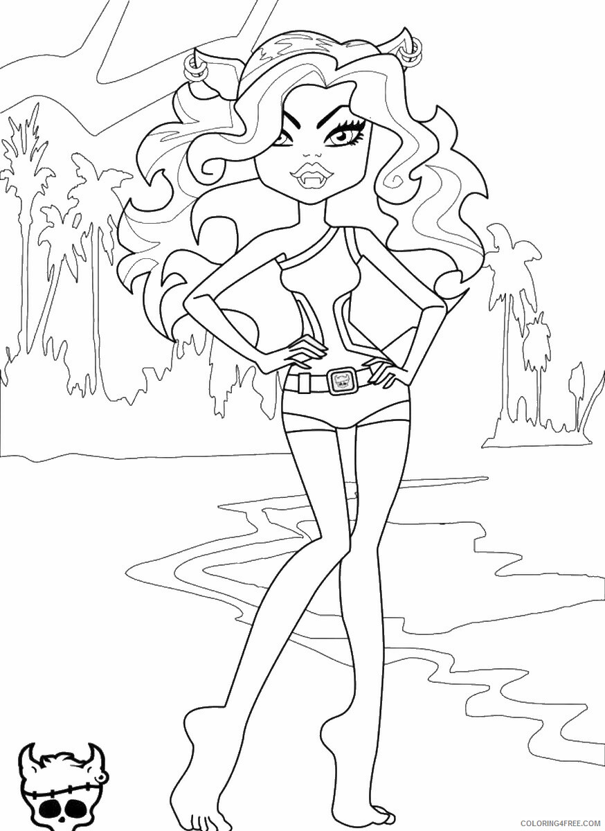 Monster High Coloring Pages monster_high_cl_09 Printable 2021 4173 Coloring4free