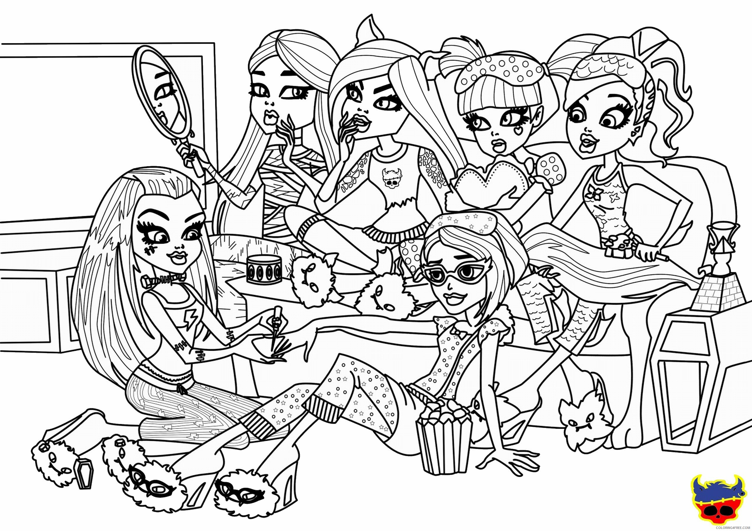 Monster High Coloring Pages monster_high_cl_17 Printable 2021 4177 Coloring4free