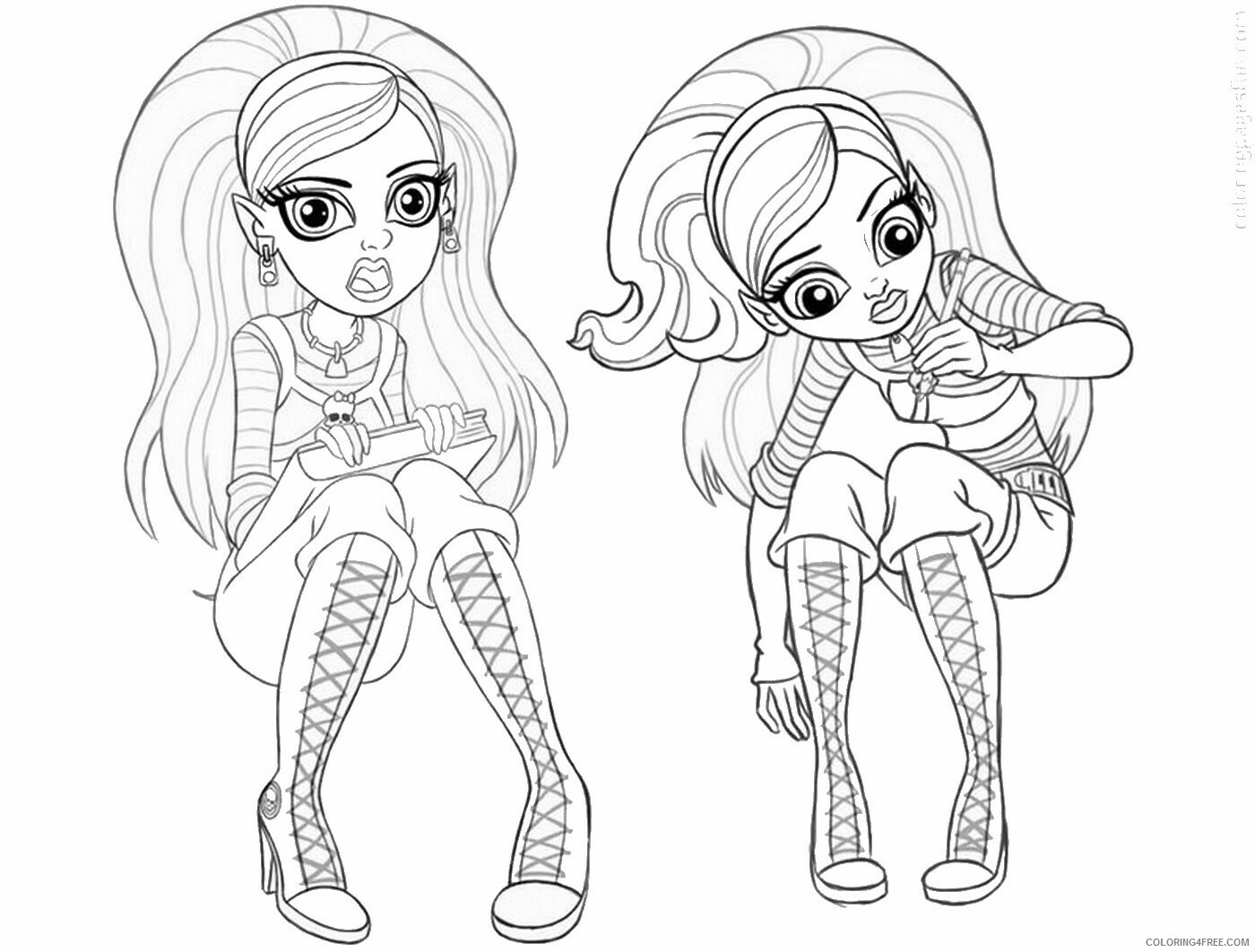 Monster High Coloring Pages monster_high_cl_38 Printable 2021 4180 Coloring4free