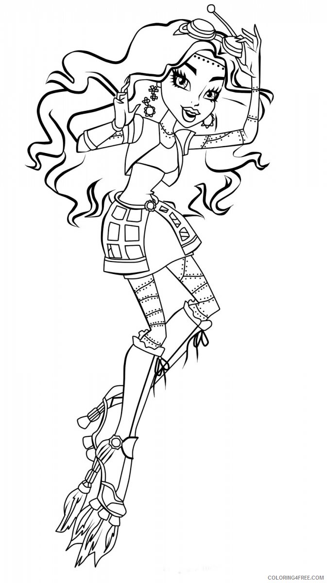 Monster High Coloring Pages of Monster High Photo Printable 2021 4165 Coloring4free
