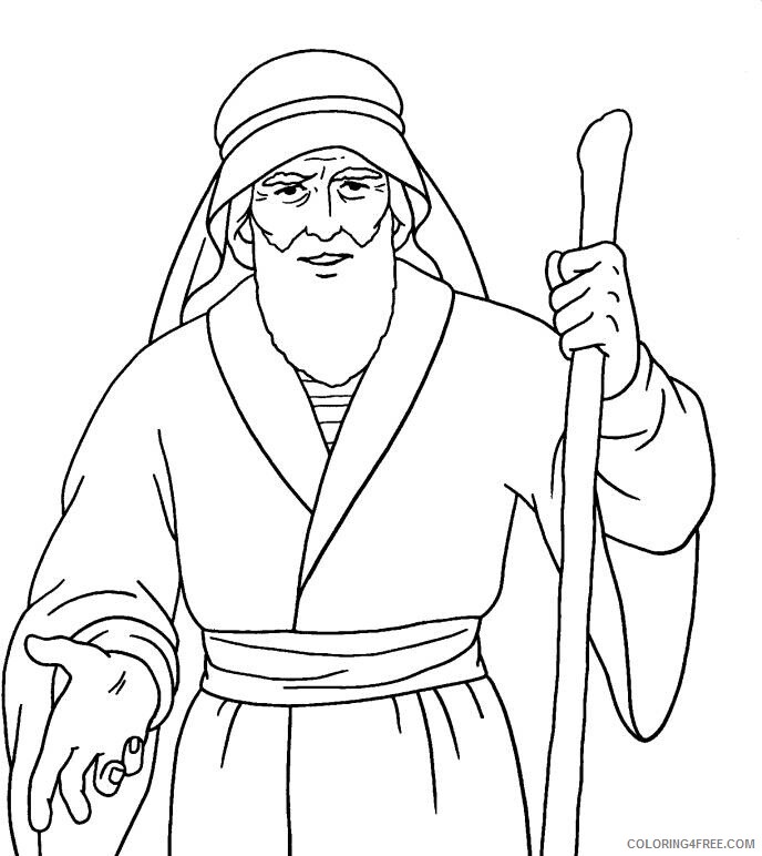 Moses Coloring Pages Moses Printable 2021 4276 Coloring4free