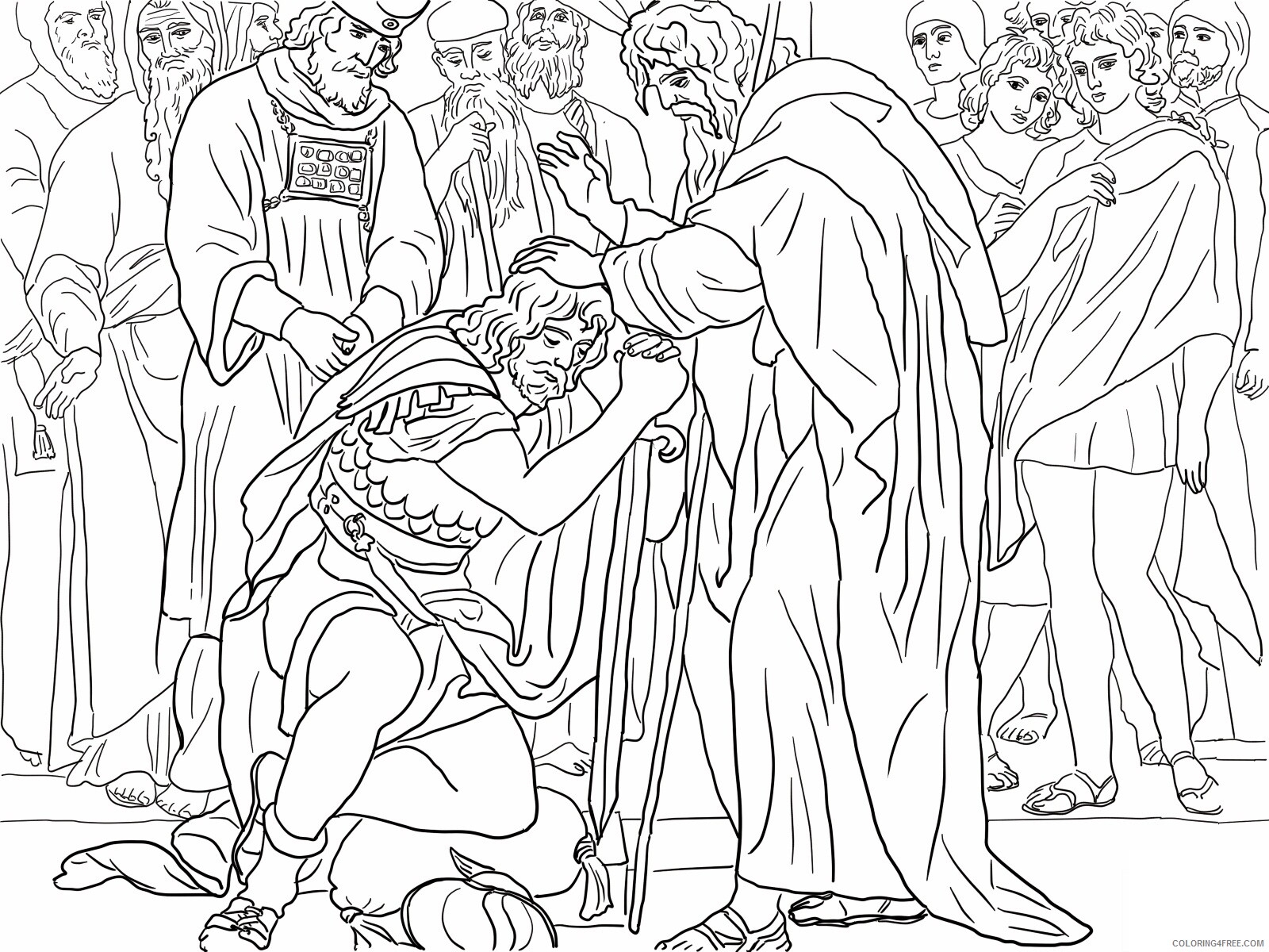 Moses Coloring Pages Moses Printable 2021 4277 Coloring4free