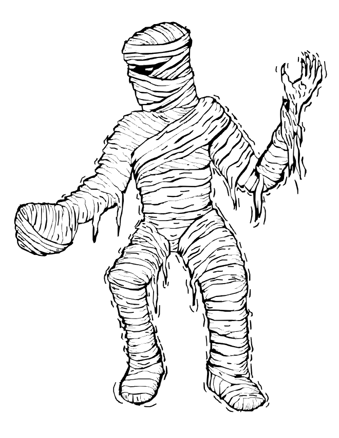 Mummy Coloring Pages Printable Mummy For Kids Printable 2021 4303 Coloring4free
