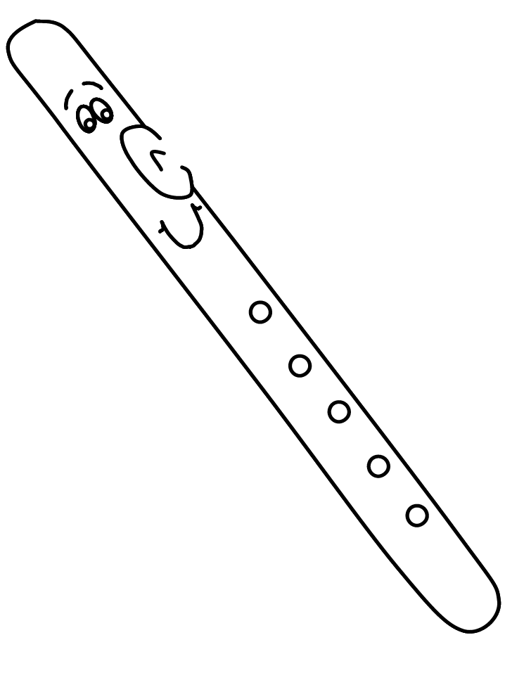 Music Coloring Pages flute Printable 2021 4311 Coloring4free