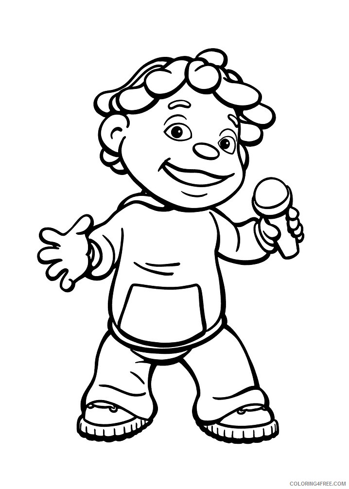 Music Coloring Pages microphoneage barbierintable james west free for kids 2021 Coloring4free