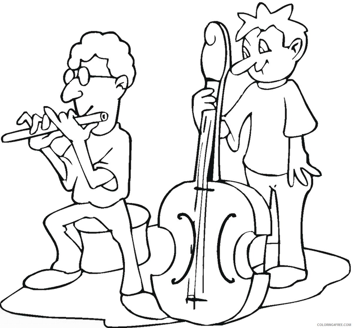 Music Coloring Pages music_04 Printable 2021 4316 Coloring4free