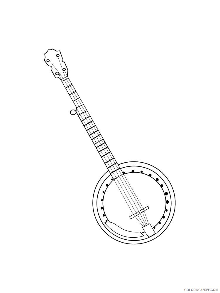 Musical Instrument Coloring Pages Musical Instrument 11 Printable 2021 4331 Coloring4free