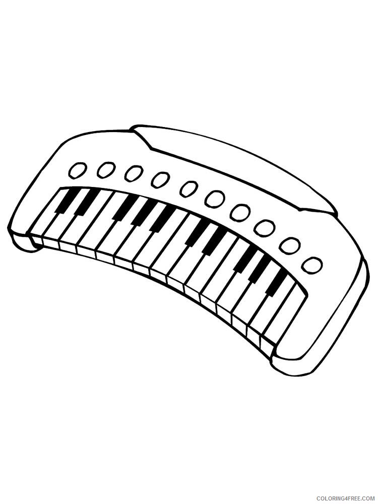 Musical Instrument Coloring Pages Musical Instrument 18 Printable 2021 4337 Coloring4free