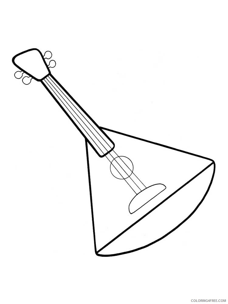 Musical Instrument Coloring Pages Musical Instrument 2 Printable 2021 4339 Coloring4free