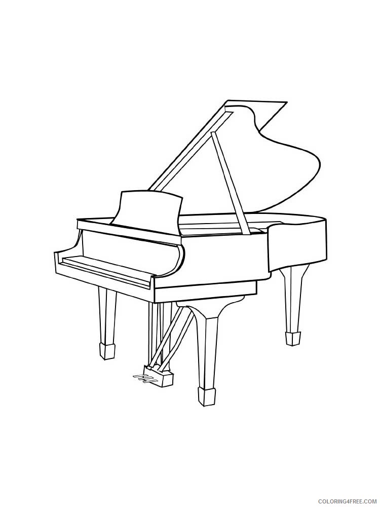Musical Instrument Coloring Pages Musical Instrument 25 Printable 2021 4342 Coloring4free