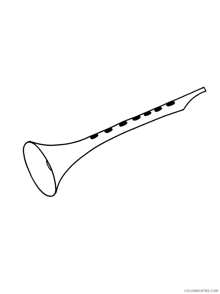 Musical Instrument Coloring Pages Musical Instrument 3 Printable 2021 4347 Coloring4free