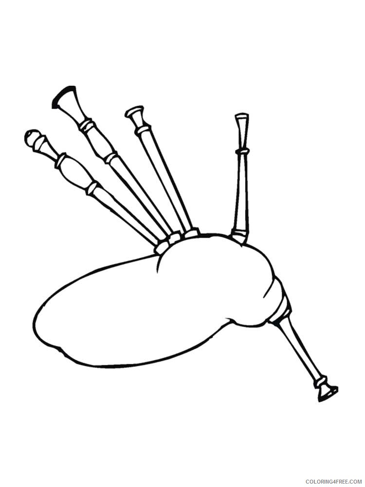 Musical Instrument Coloring Pages Musical Instrument 5 Printable 2021 4355 Coloring4free