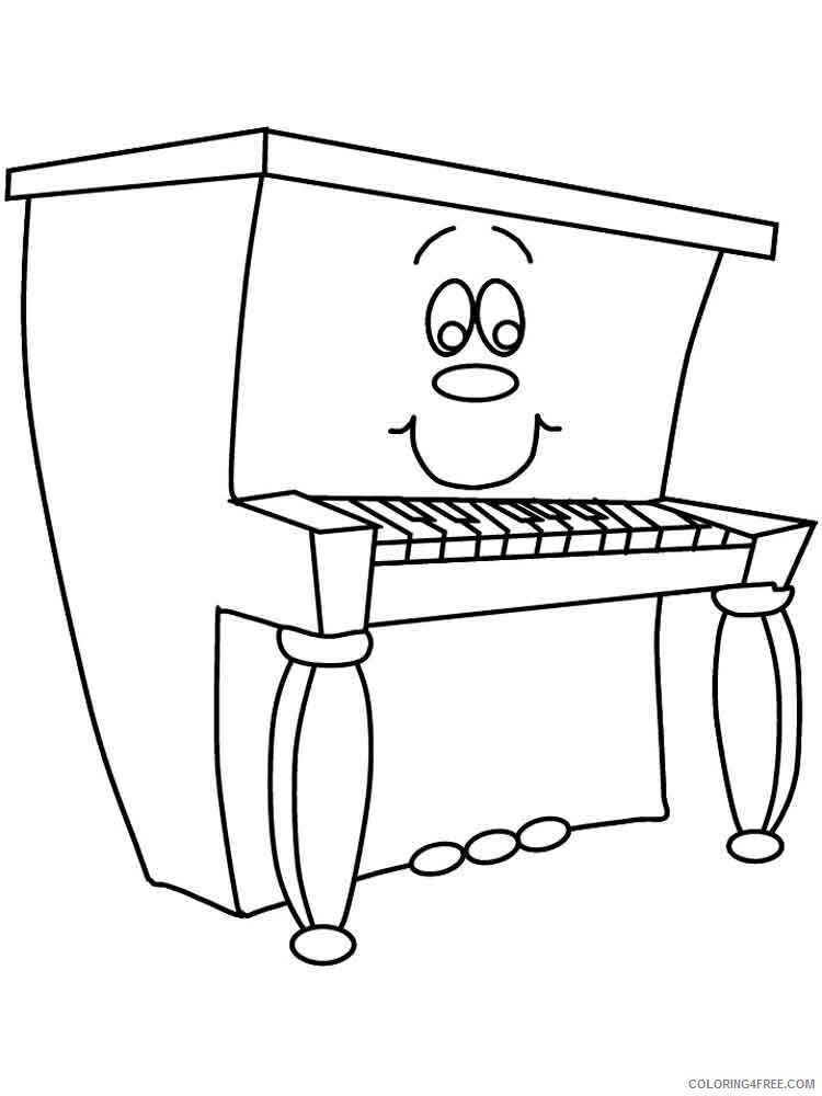 Musical Instrument Coloring Pages Musical Instrument 53 Printable 2021 4358 Coloring4free