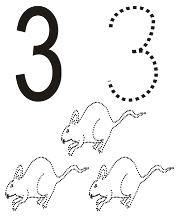 Number Coloring Pages number 3 Printable 2021 4416 Coloring4free