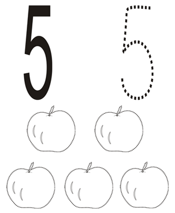 Number Coloring Pages number 5 Printable 2021 4418 Coloring4free