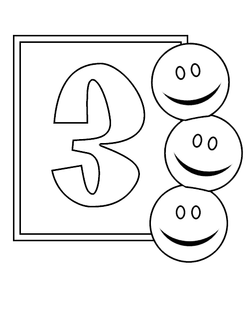 Number Coloring Pages numbers 3 Printable 2021 4426 Coloring4free