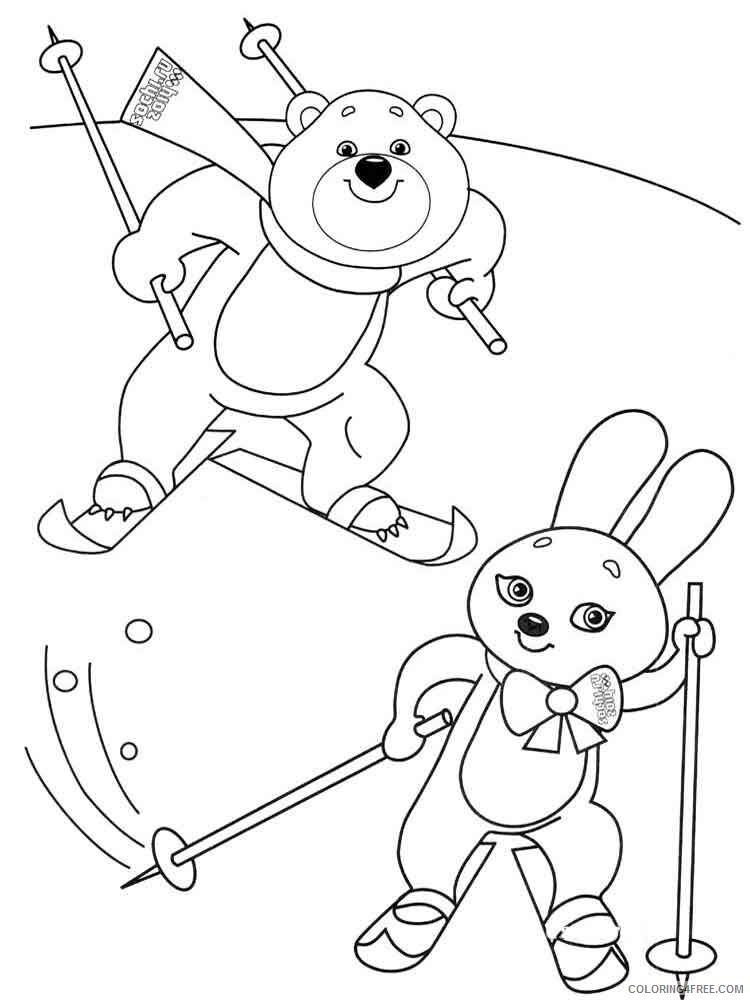 Olympic Games Coloring Pages Olympic games 24 Printable 2021 4448 Coloring4free