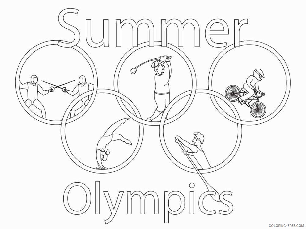 Olympic Games Coloring Pages Olympic games 26 Printable 2021 4450 Coloring4free