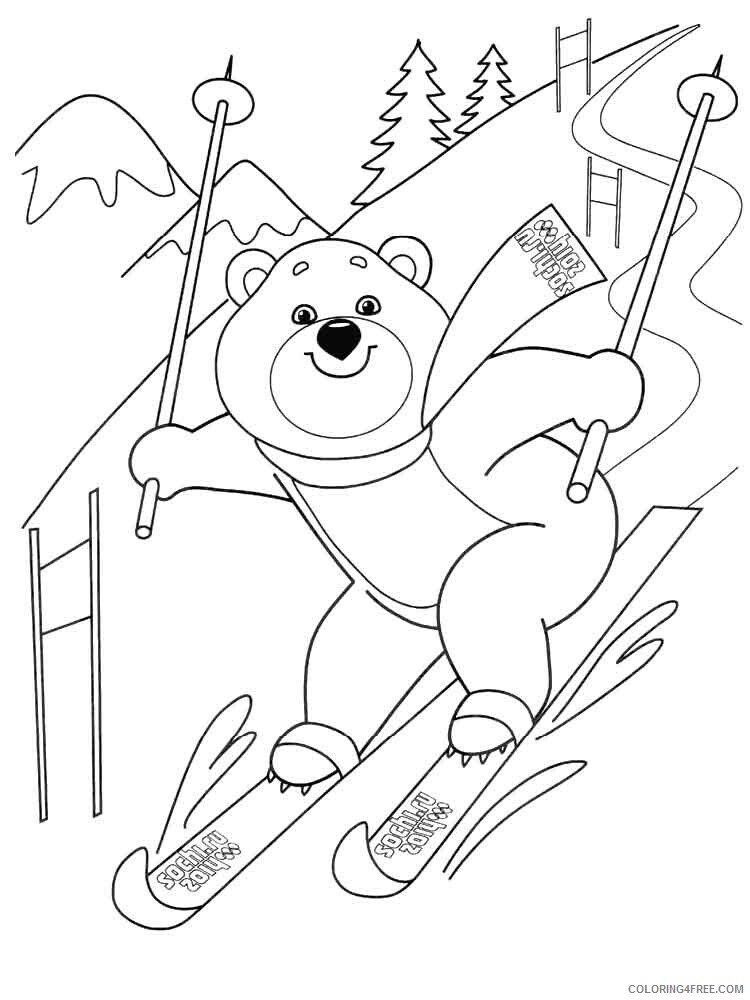 Olympic Games Coloring Pages Olympic games 4 Printable 2021 4452 Coloring4free