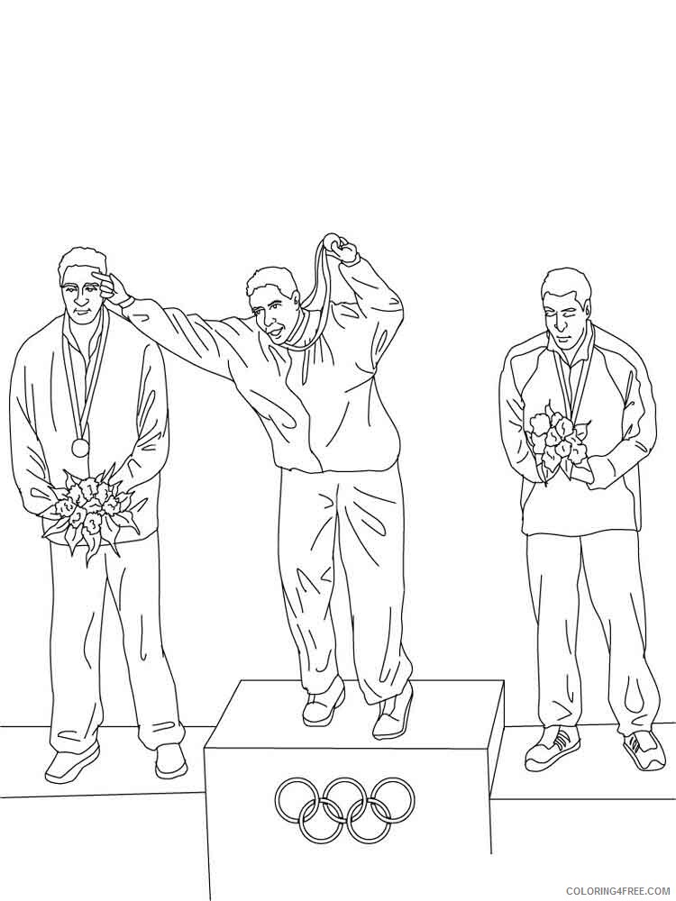Olympic Games Coloring Pages Olympic games 8 Printable 2021 4456 Coloring4free